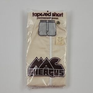 Mac Phergus Tapered Shorts in Cream 40 Nos Reto 60s 70s 80s